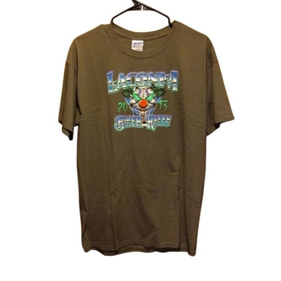 Vintage Laconia Biker Rally 2013 T-shirt Gildan Large - Picture 2 of 8